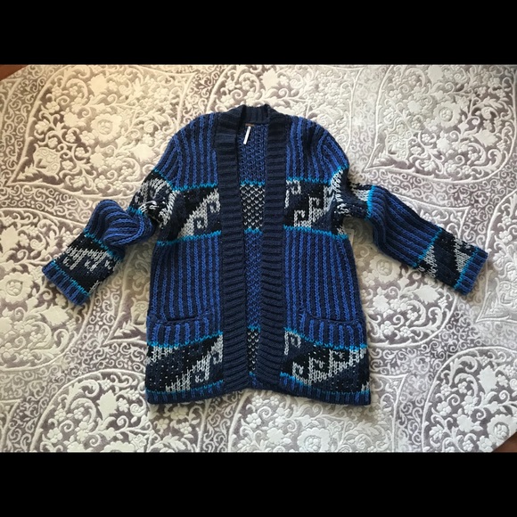 NWT Free People Time and Again Loose Knit Cardigan - Picture 6 of 8